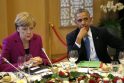 Angela Merkel ir Barackas Obama