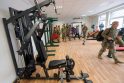 JAV karių dovana Kauno kadetams – įrengta sporto salė