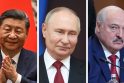 Xi Jinpingas, Vladimiras Putinas ir Aliaksandras Lukašenka