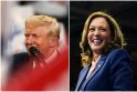 Donaldas Trumpas ir Kamala Harris