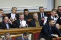 Ukrainos opozicijos deputatai.