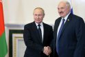 V. Putinas (kairėje) ir A. Lukašenka (dešinėje)