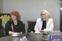 Ukrainos paramos fondo „BON Support Ukraine“ ambasadorė Lietuvoje D. Baronienė (dešinėje) ir karo savanorė-psichologė Oksana Brit.