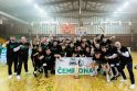 Čempionai: „7bet-NKL“ finalo ketverto turnyre jaunieji žalgiriečiai įveikė Telšių ir Mažeikių komandas.