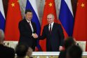 Xi Jinpingas ir Vladimiras Putinas.