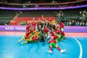 Triumfas: FIFA pasaulio salės futbolo čempionatą Lietuvoje laimėjo portugalai.