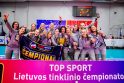 Karalienės: „Kauno-VDU“ tinklininkės laimėjo Lietuvos čempionatą šeštą kartą iš eilės.