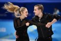 Perspektyva: ledo šokėjai P. Ramanauskaitė ir D. Kizala – kandidatai dalyvauti 2026 m. žiemos olimpiadoje.  