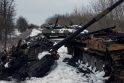 Sunaikinti Rusijos pajėgų tankai Sumų regione