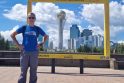  Įžymybė: Kazachstano sostinės Astanos pažiba – Bai Terek apžvalgos bokštas, vietinių šmaikščiai vadinamas čiupačiupsu.
