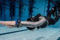 Išbandymai: sportininkų tikslas – kuo ilgiau išbūti po vandeniu nekvėpavus ir kuo toliau nunerti su plaukmenimis ar be jų.