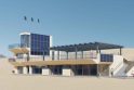 Planai: po rekonstrukcijos Smiltynės gelbėjimo stoties pastatas bus atnaujintas, panaudojus jūriniam klimatui atsparias medžiagas.