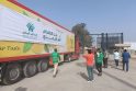 Humanitarinės pagalbos sunkvežimiai 