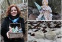 Aistra: viena pirmųjų Lietuvoje žaislus iš vatos gaminti pradėjusi V.Zausajeva juos kuria su begaline meile ir noriai dalijasi patirtimi.