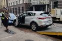 Avarija miesto centre: „Bolt“ vairuotojas pristatytas į ligoninę