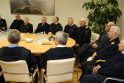 Susitikimas: jūrų kapitonų vizitas Jūrininkų ligoninėje.