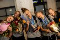 Lietuvos krepšininkių, Europos jaunimo čempionių, sutikimas