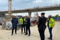 Statybos: Baltijos prospekto estakados statyba vyksta be trikdžių. Tačiau miesto vadovų galvose sukasi klausimas – kur rasti pinigų likusiems darbams.