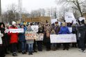 Protestas: pastarieji pedagogų streikai visoje Lietuvoje, taip pat ir Klaipėdoje, buvo surengti 2018 m. lapkritį.