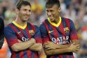 Vien L.Messi (kairėje) ir Neymaras drauge kainuoja apie pusę mlrd.litų.