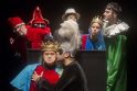 Scena iš teatro „Atviras ratas“ spektaklio „Meilė trims apelsinams“.