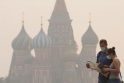 Maskva skęsta dūmuose, liepsnos pavojingai artėja prie miesto