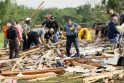 Oklahomoje ir Kanzase tornadai ir audros nusinešė septynias gyvybes