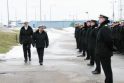 Karinių jūrų pajėgų vadas atsisveikino su tarnyba 
