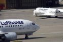 „Lufthansa&quot; skraidino mažiau keleivių
