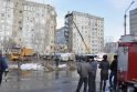 Rusijoje dėl sprogimo sugriuvus daugiaaukščiui, žuvo keturi žmonės