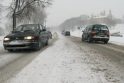 Keliai - eismo sąlygos sudėtingos Vakarų Lietuvoje