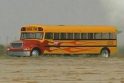 Amerikietiškas mokyklos autobusas – su reaktyviniu varikliu 