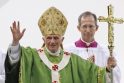 Popiežius vizitu Vokietijoje nenutildė kritikų