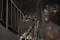 Dėl gaisro Ukmergėje buvo evakuoti 25 žmonės