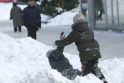 Orai Kaune: snigs, savaitgalį prasidės atodrėkis 