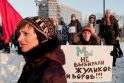 Maskvoje vykstančiuose protestuose prasidėjo neramumai