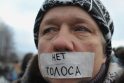 Opozicinė Rusijos partija skatina toliau protestuoti