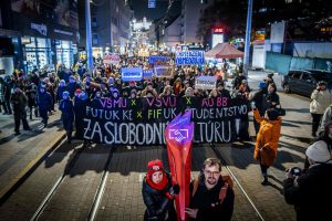 Slovakijoje vyko menininkų protestai prieš vyriausybę