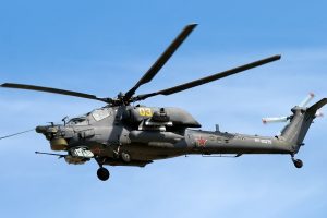 Rusijoje sudužo karinis sraigtasparnis Mi-28, įgula žuvo