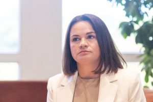 S. Cichanouskaja: Baltarusija neturi būti V. Putino paguodos prizas