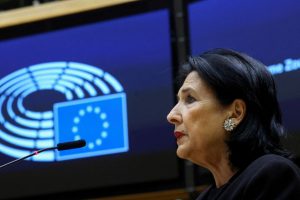 Sakartvelo prezidentė sveikina rekomendaciją dėl kandidatės į ES statuso