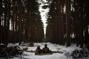 Baltarusija už 40 kilometrų nuo Ukrainos sienos stato karinį miestelį