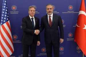 A. Blinkenas Ankaroje susitiko su Turkijos užsienio reikalų ministru