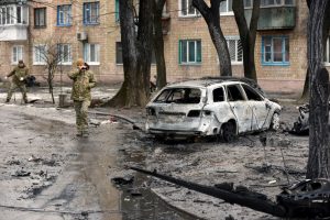 Maskvos primesta valdžia apkaltino Ukrainą apšaudžius kepyklą rytiniame Lysyčansko mieste