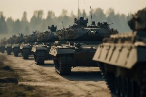 Lenkija netoli Baltarusijos sienos dislokavo tankų batalioną
