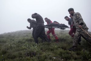 Iranas teigia, kad aptinkant E. Raisi sraigtasparnio sudužimo vietą naudojo savo dronus