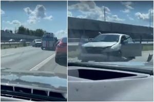 Autostradoje – automobilių susidūrimas: per avariją nukentėjo vairuotoja