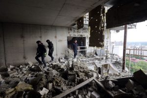 Per Rusijos smūgius į Charkivo centrą buvo sužeista 20 žmonių