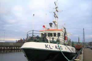 Žvejybinis laivas – dešimtą kartą aukcione: kaina sumenko pustrečio karto