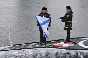 Pareigūnas: Rusijos kariškiai gali iš naujo apginkluoti savo povandeninius laivus Novorosijske